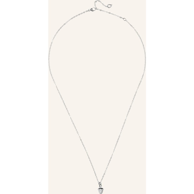 Tamara Comolli Halskette Necklace 'Mymikado' With Diamond Pavé Aus 18 Karat Weißgold Mit Diamant Pavé silber