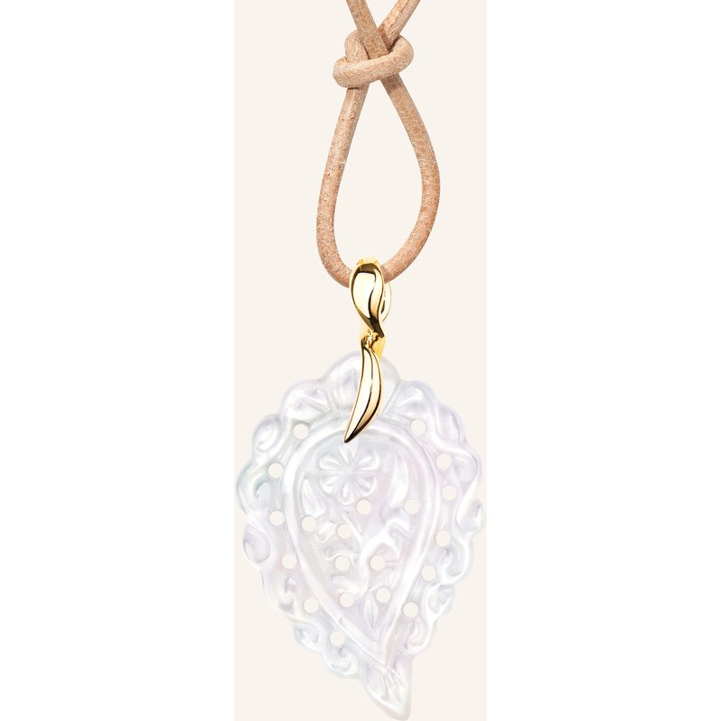 Tamara Comolli Anhänger Pendant India Small Mother Of Pearl White Aus 18 Karat Gelbgold Und Perlmutt gold
