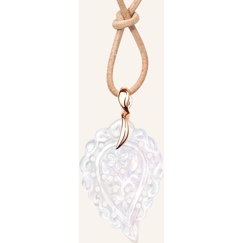 Tamara Comolli Anhänger Pendant India Small Mother Of Pearl White Aus 18 Karat Roségold Und Perlmutt rosegold