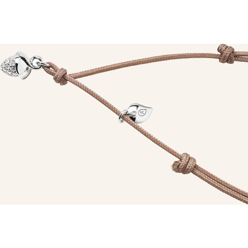 Tamara Comolli Armband Bracelet 'Mymikado' With Diamond Pavé Aus 18 Karat Weißgold Mit Diamant Pavé silber