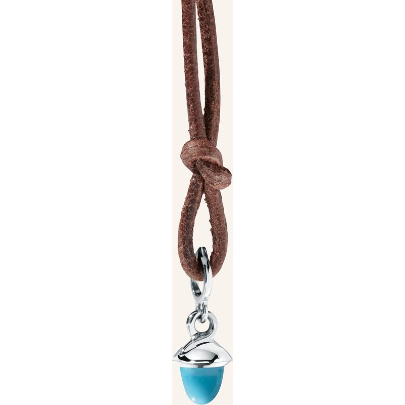 Tamara Comolli Anhänger Pendant Minimikado Turquoise 18k Weißgold silber