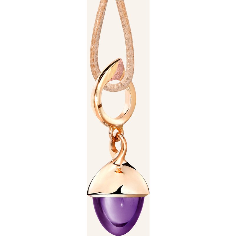 Tamara Comolli Anhänger Pendant Mikado Flamenco Amethyst Amethyst 18k Roségold rosegold