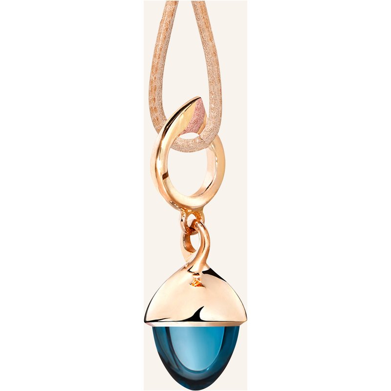 Tamara Comolli Anhänger Pendant Mikado Flamenco London Topaz Aus 18 Karat Roségold Mit London Topas rosegold
