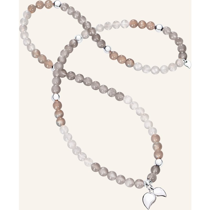 Tamara Comolli Armband Bracelet India 'Cashmere' Medium Aus 18 Karat Weißgold Und Mondsteinen silber