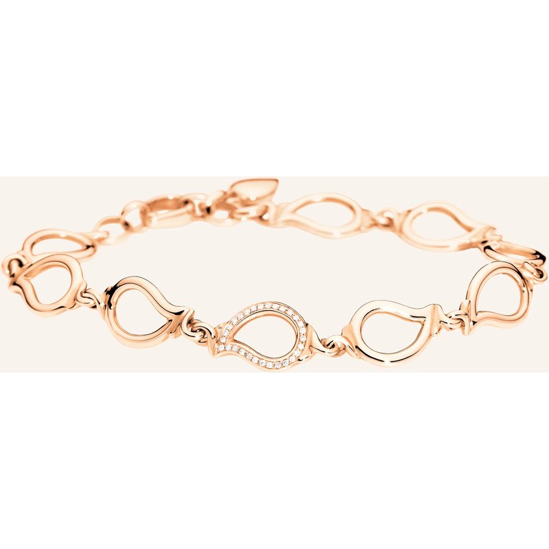 Tamara Comolli Armband Bracelet Signature Small - 1 Element Diamond Pavé Aus 18 Karat Roségold Mit Diamant Pavé rosegold