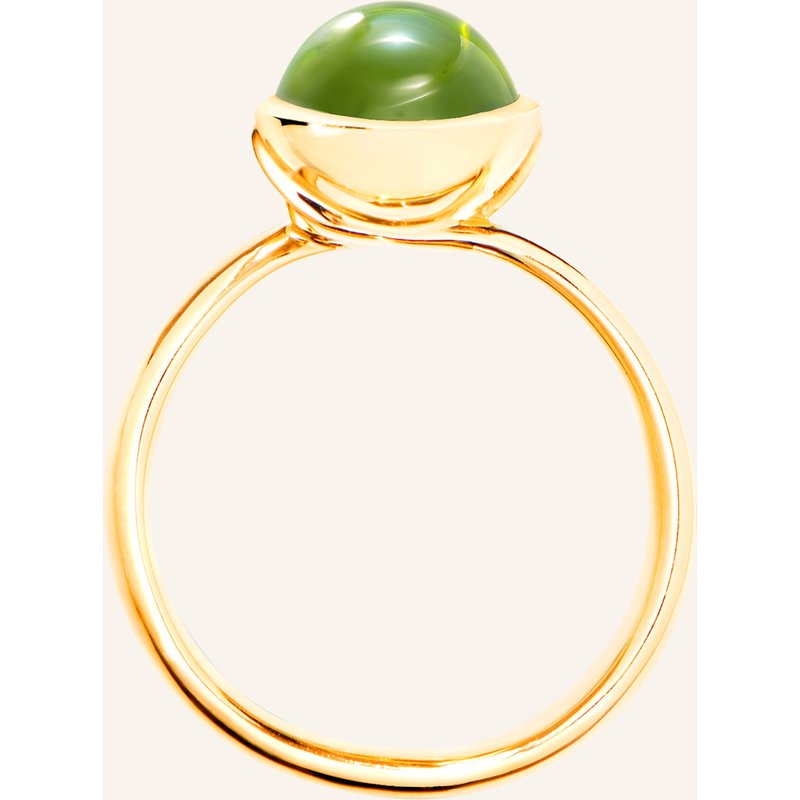 Tamara Comolli Ring Ring Bouton Small Peridot Aus 18k Gelbgold Mit Peridot gold