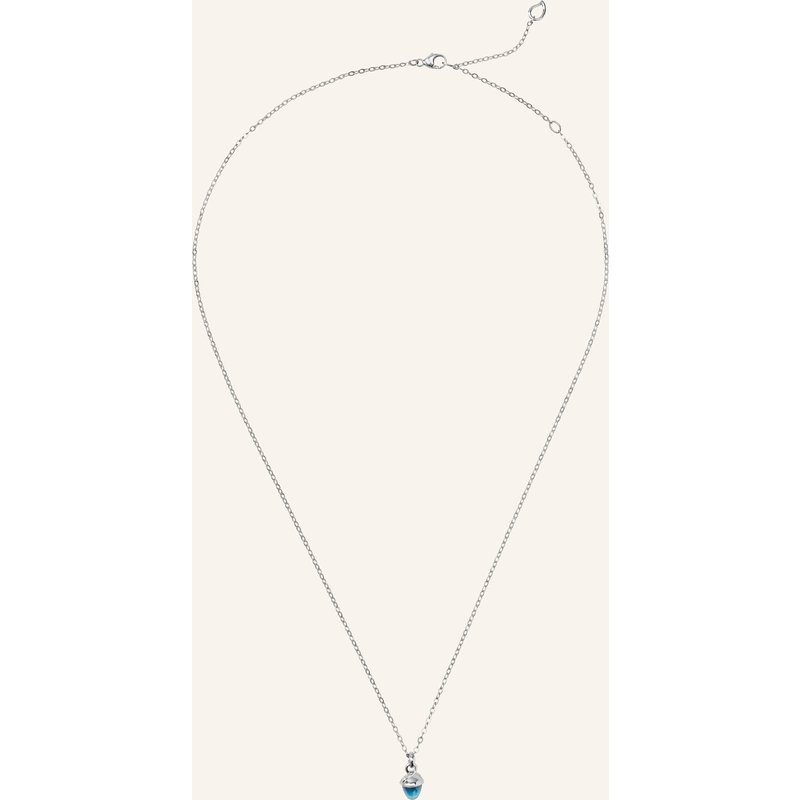 Tamara Comolli Halskette Necklace 'Mymikado' With Swiss Topaz Aus 18 Karat Weißgold Und Swiss Topas silber