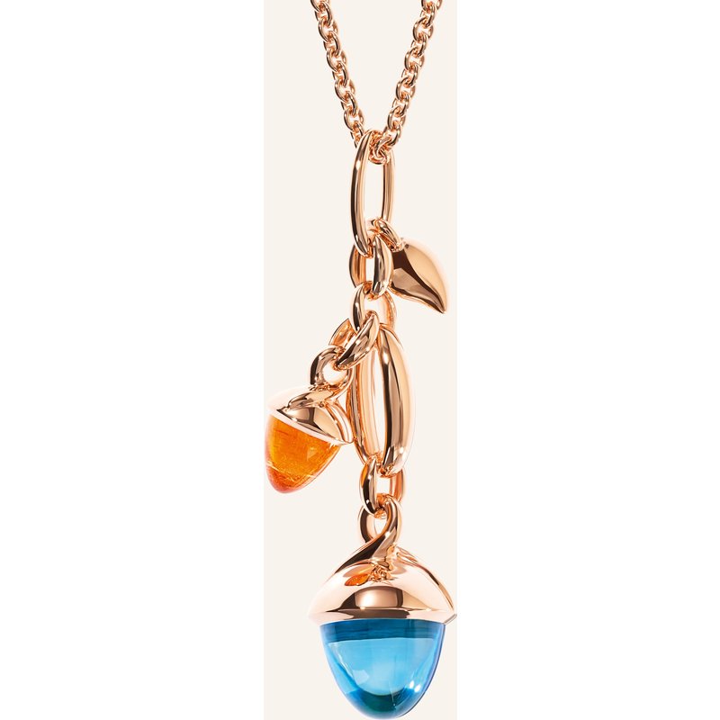 Tamara Comolli Ohrhänger Ohrhänger Mikado Dangling 2 Acorns - 'Candy' 18k Roségold rosegold