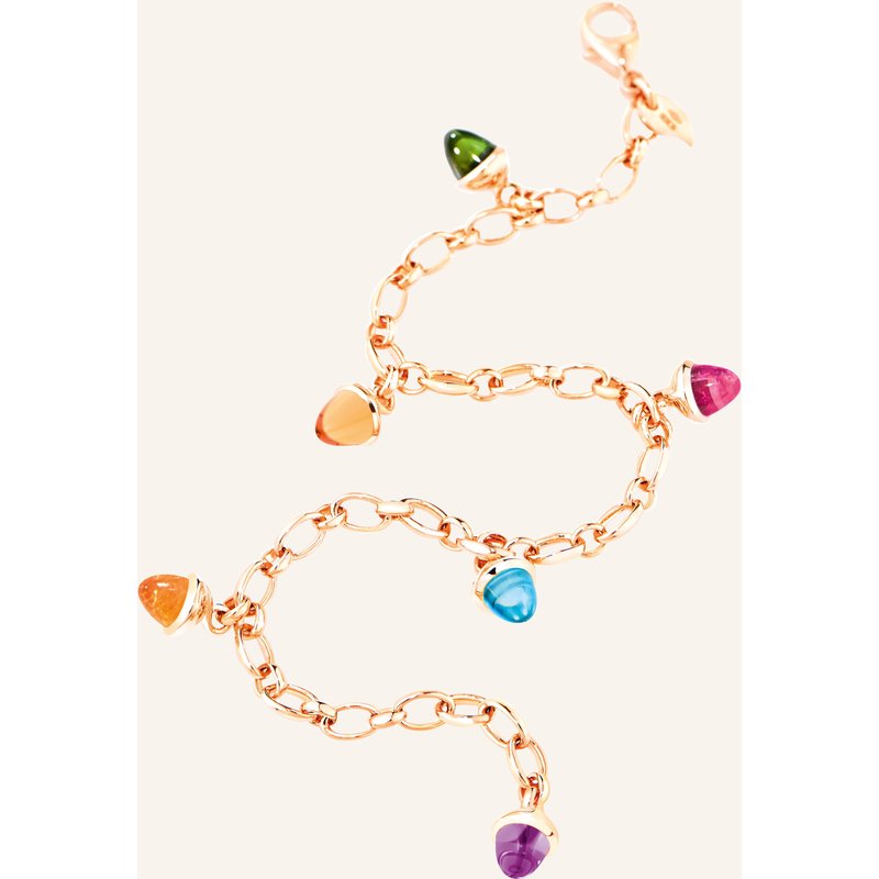 Tamara Comolli Armband Bracelet Mikado Charm 'Candy' Candy 18k Roségold rosegold