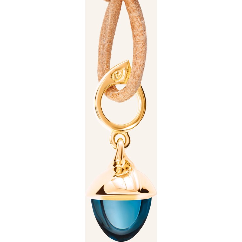 Tamara Comolli Anhänger Pendant Mikado Flamenco London Topaz London Topas 18k Gelbgold gold