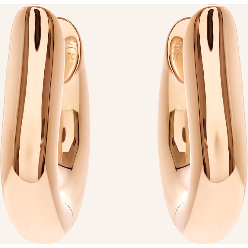 Tamara Comolli Ohrstecker Signature Ohrstecker Hoop Medium 18k Roségold 18k Roségold rosegold
