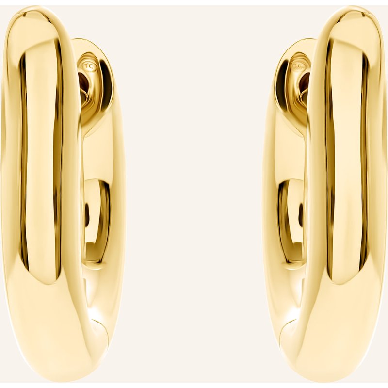 Tamara Comolli Ohrstecker Signature Ohrstecker Hoop Small 18k Gelbgold gold
