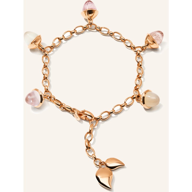 Tamara Comolli Armband Mikado Flamenco Charm Armband Blush rosegold
