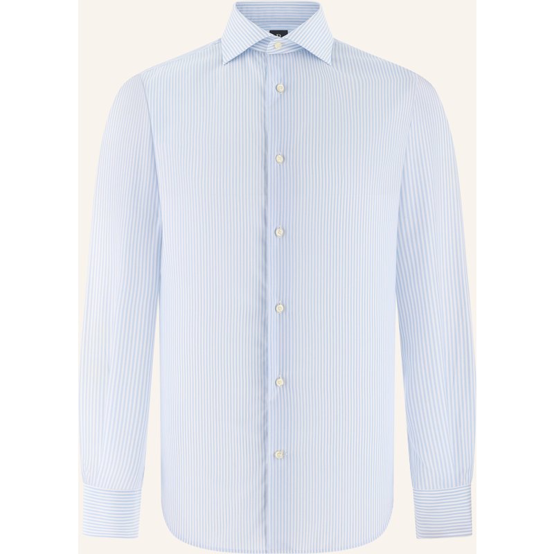Boggi Milano Hemd Regular Fit blau