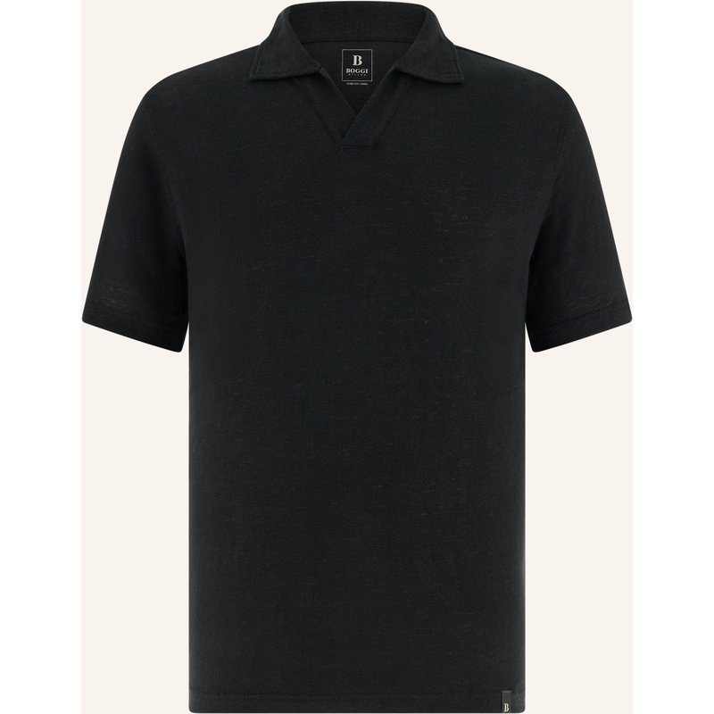 Boggi Milano Poloshirt schwarz