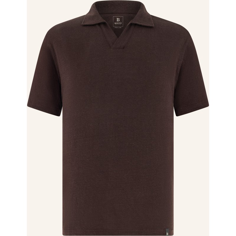 Boggi Milano Poloshirt braun