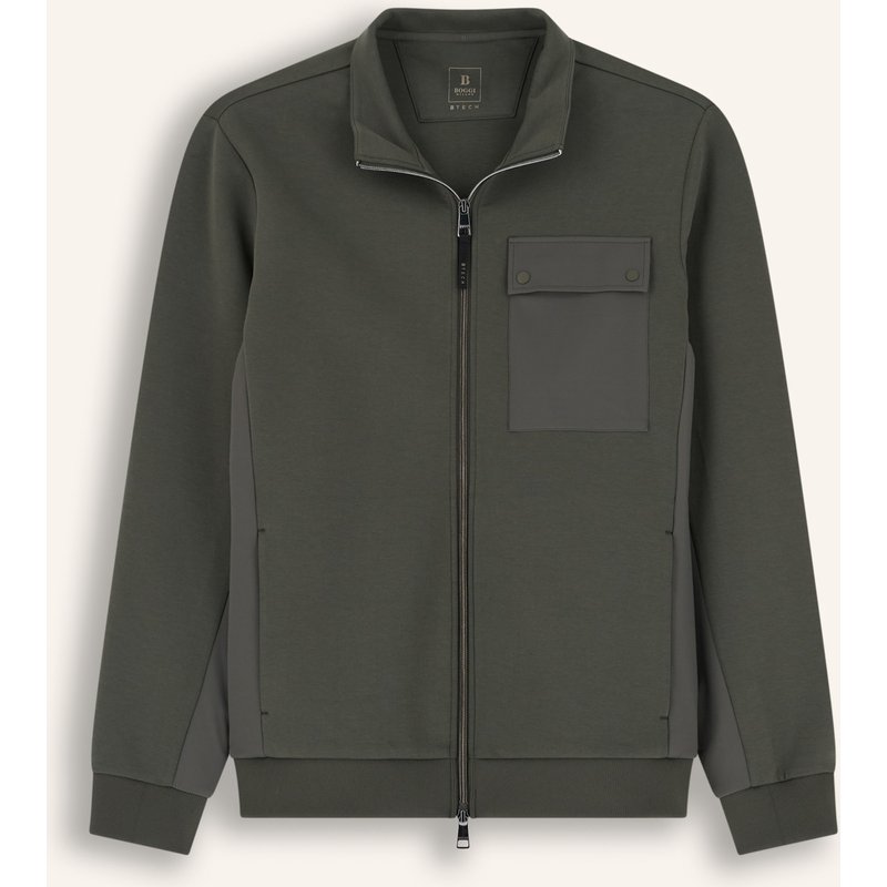 Boggi Milano Sweatjacke gruen