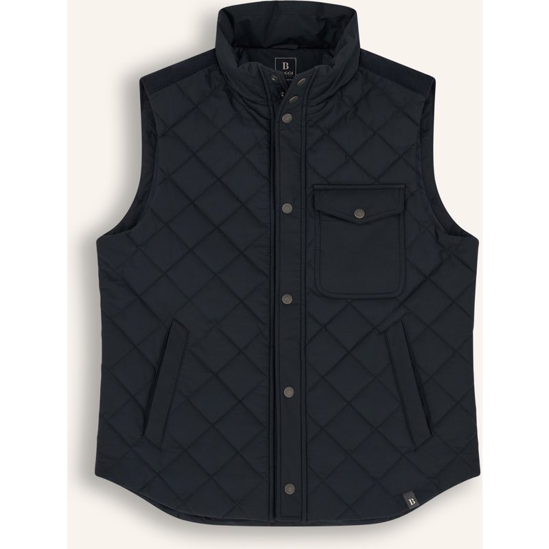 Boggi Milano Daunenweste Aus Cashmere blau