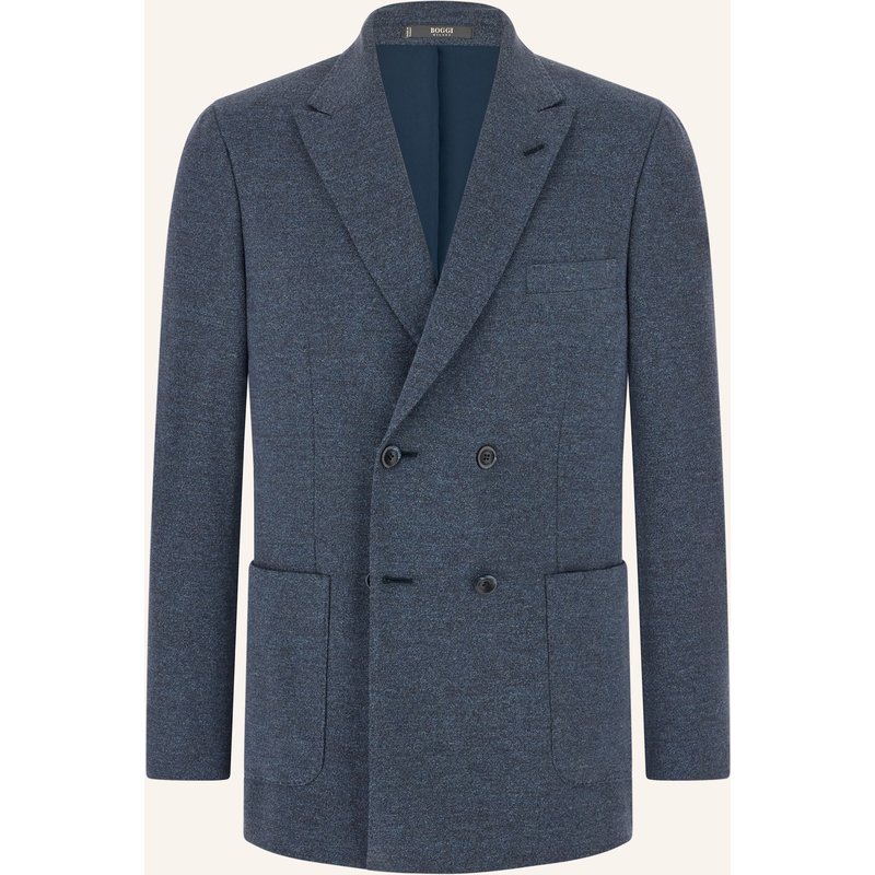 Boggi Milano Sweat-Sakko blau