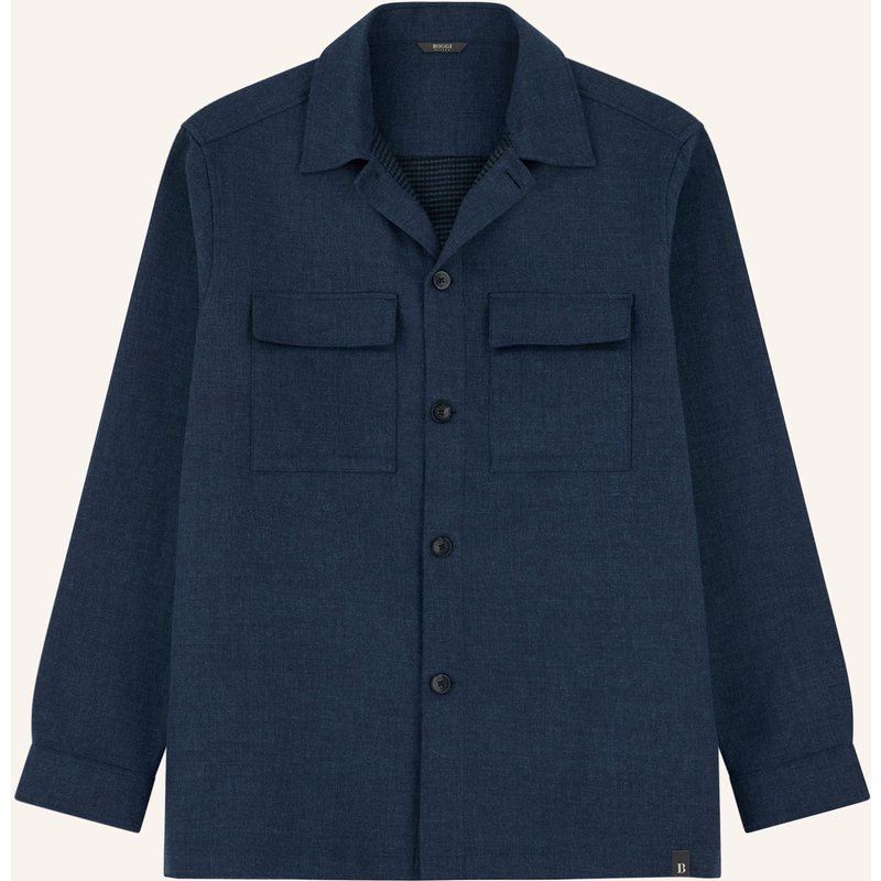 Boggi Milano Overshirt blau