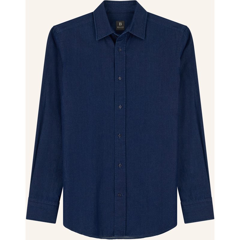Boggi Milano Overshirt blau