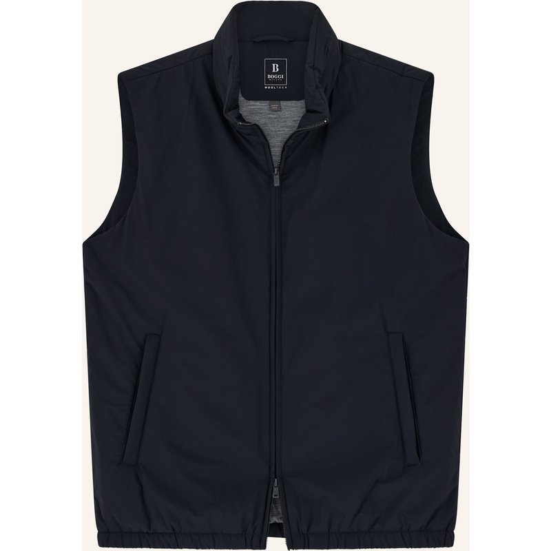 Boggi Milano Daunenweste Aus Cashmere blau