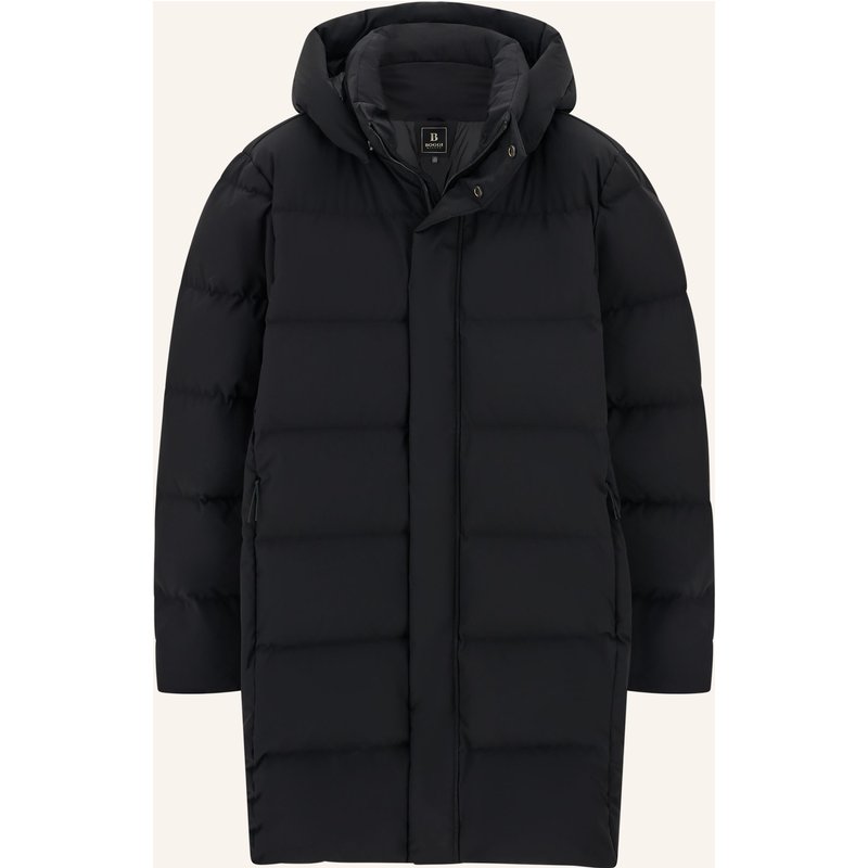 Boggi Milano Daunenmantel schwarz