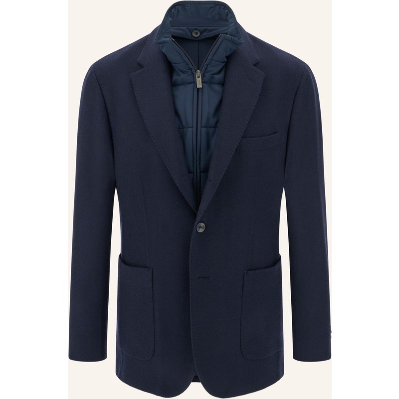Boggi Milano Sweat-Sakko blau