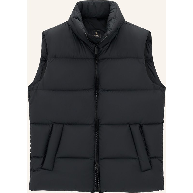 Boggi Milano Daunenweste Aus Cashmere schwarz
