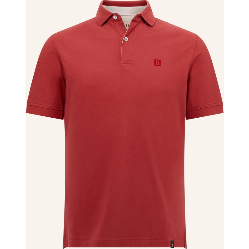Boggi Milano Piqué-Poloshirt rot