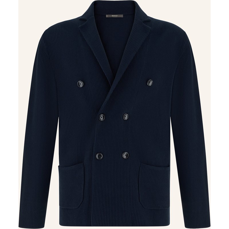 Boggi Milano Stricksakko blau