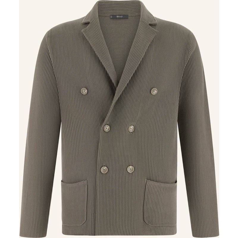 Boggi Milano Stricksakko braun