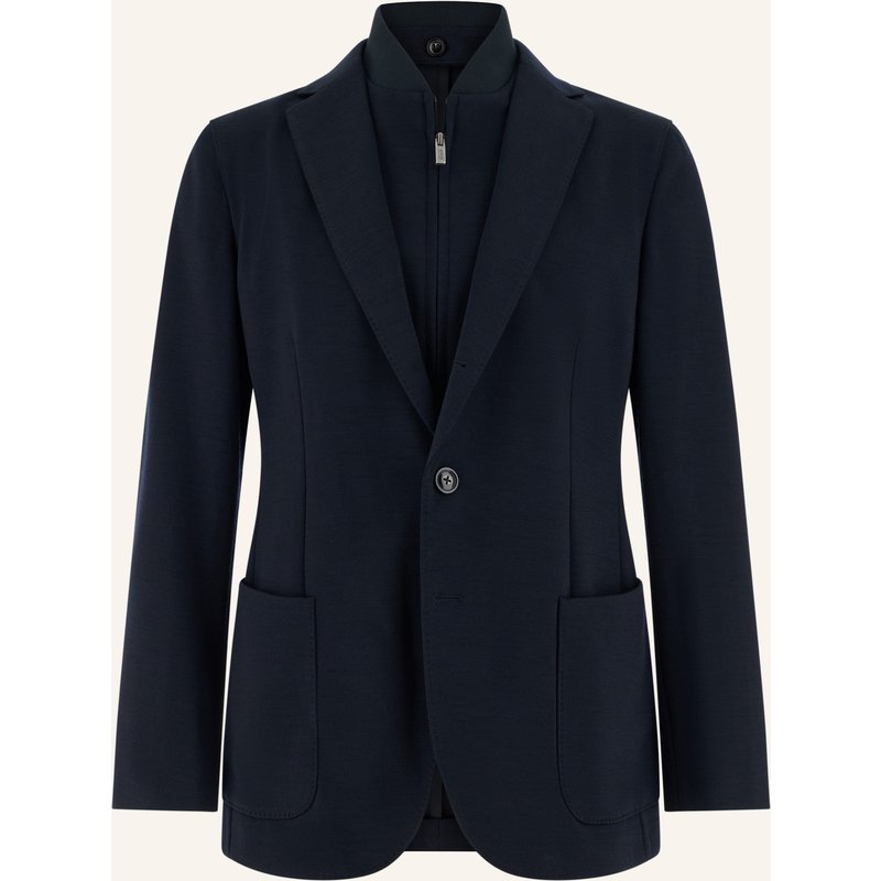 Boggi Milano Sweat-Sakko blau