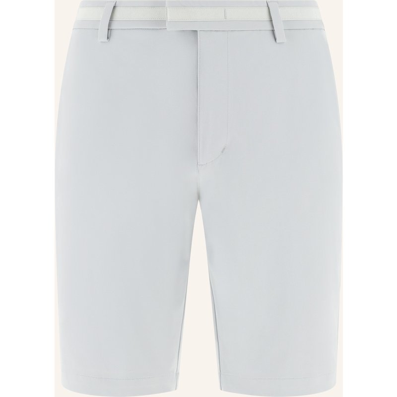 Boggi Milano Leinenshorts grau