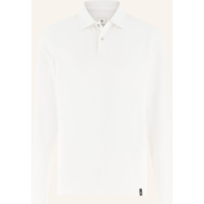 Boggi Milano Jersey-Poloshirt weiss