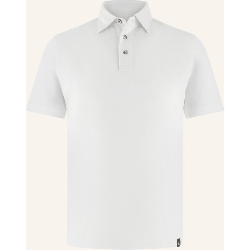 Boggi Milano Piqué-Poloshirt weiss