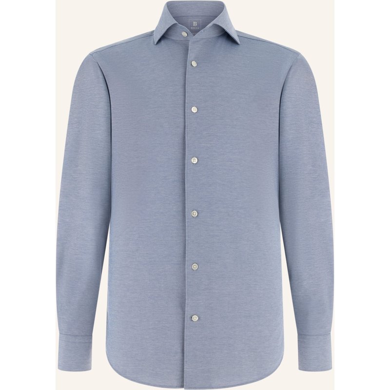 Boggi Milano Jerseyhemd blau