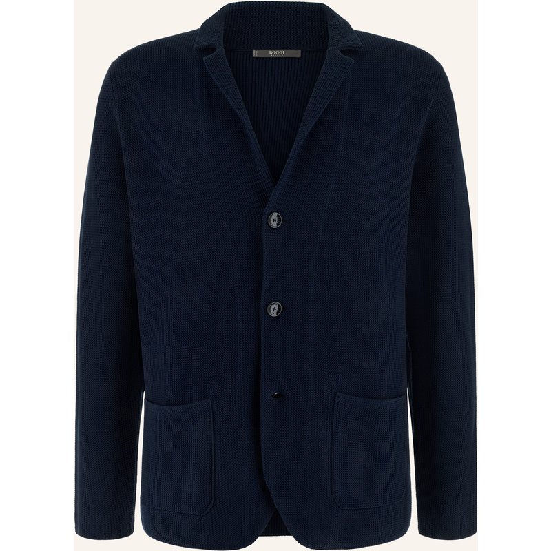 Boggi Milano Stricksakko blau
