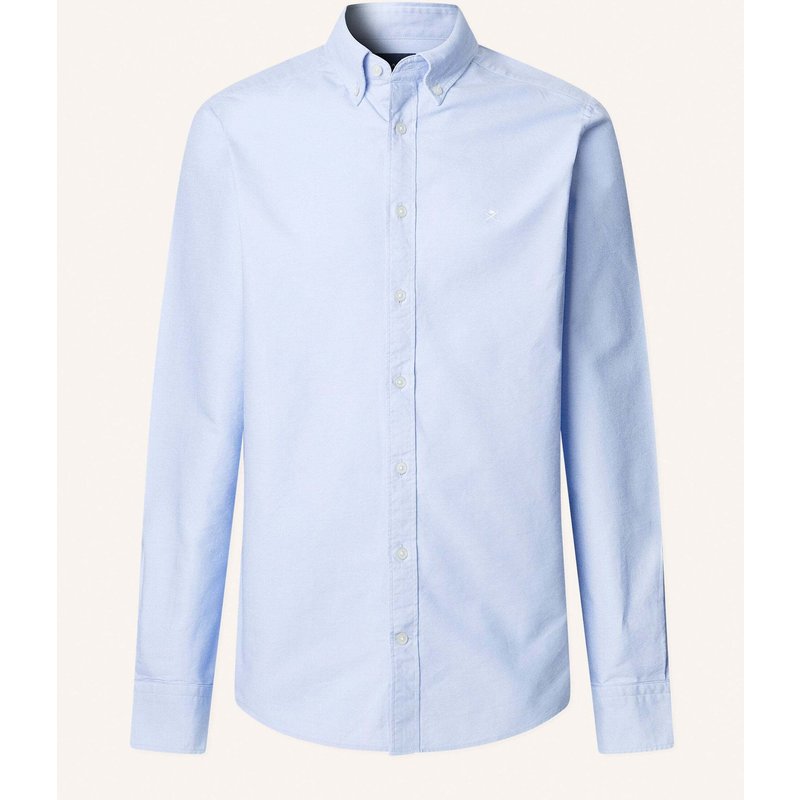 Hackett London Oxfordhemd Slim Fit blau