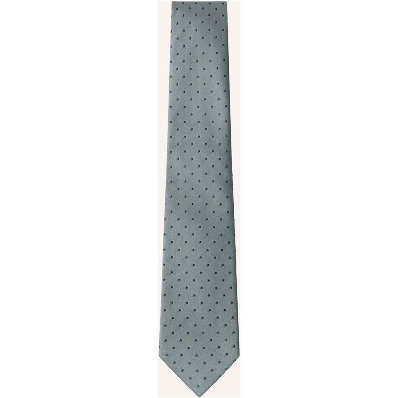 Hackett London Krawatte Twill Mayfair Dot gruen