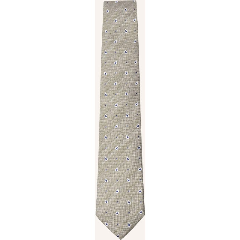 Hackett London Krawatte Clean Paisley gruen