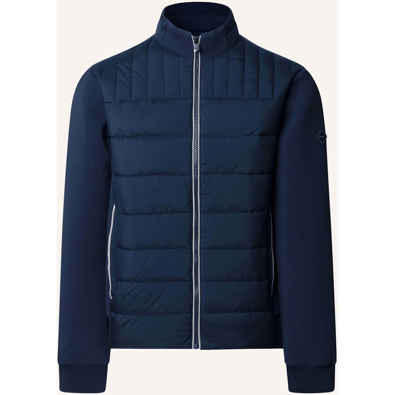 Hackett London Fieldjacket Hs Estate Hybrid Fz blau