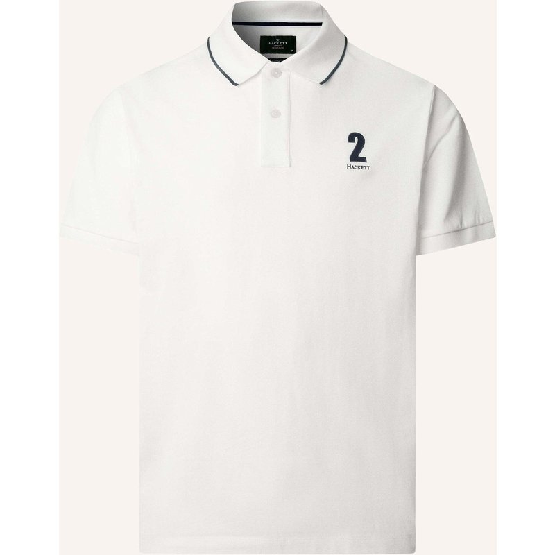 Hackett London Poloshirt Heritage Nbr Polo weiss
