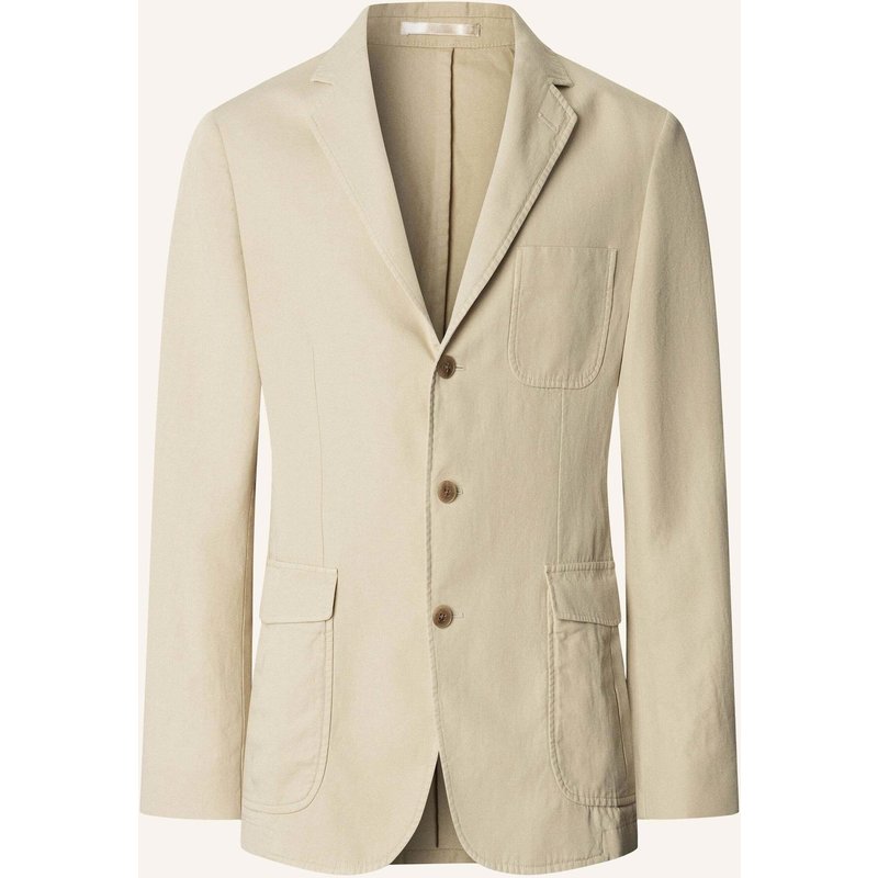 Hackett London Sakko Gmd Cotton Linen beige