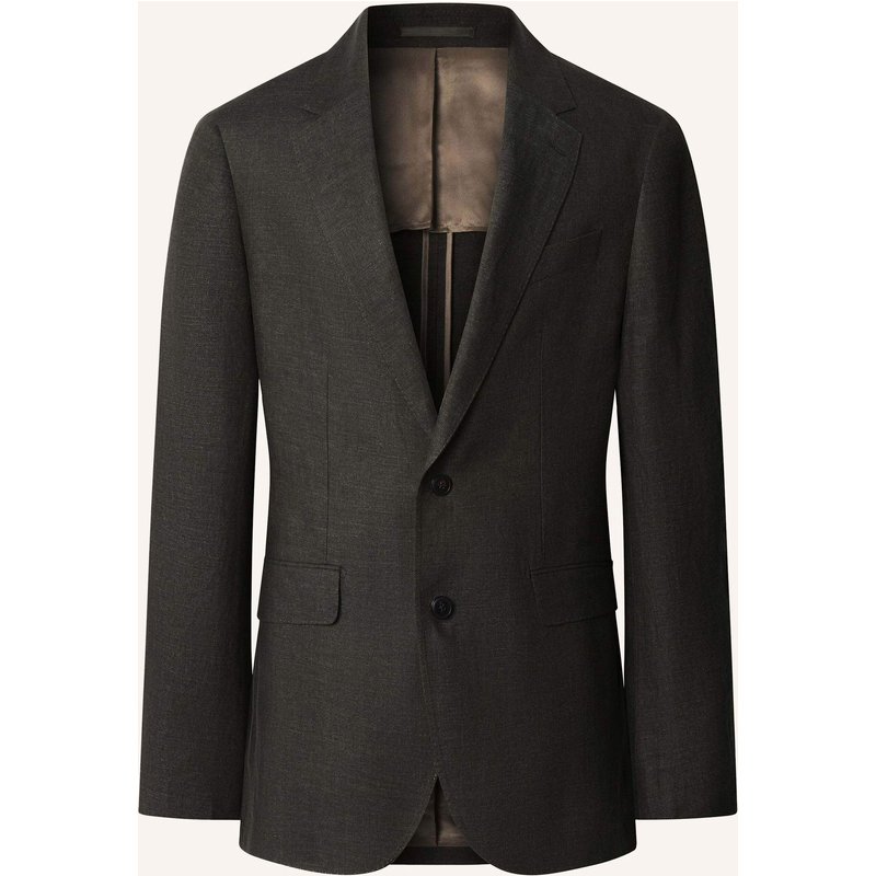 Hackett London Sakko Linen Delave Hopsack gruen