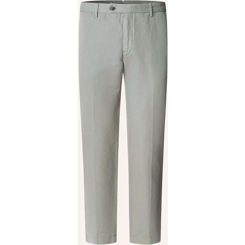 Hackett London Chino Cotton Linen Chino grau