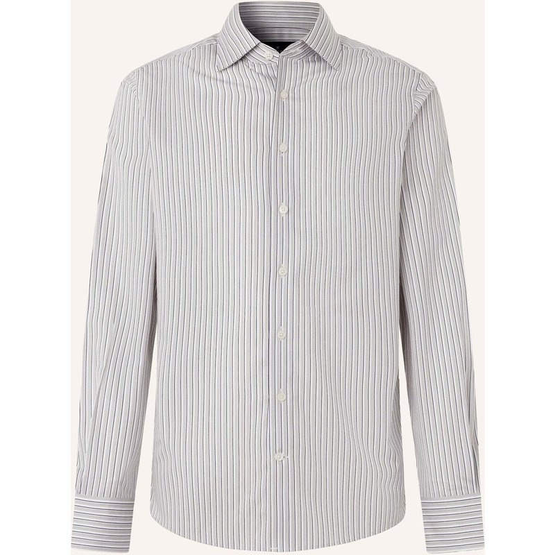 Hackett London Freizeithemd Trio Stripe grau