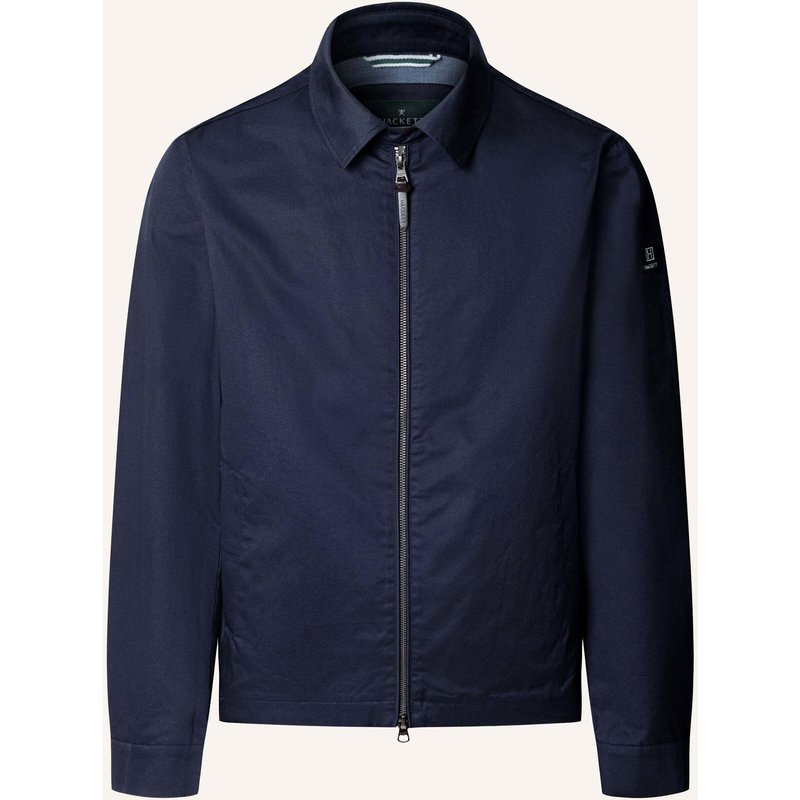 Hackett London Fieldjacket Heritage Harrington blau