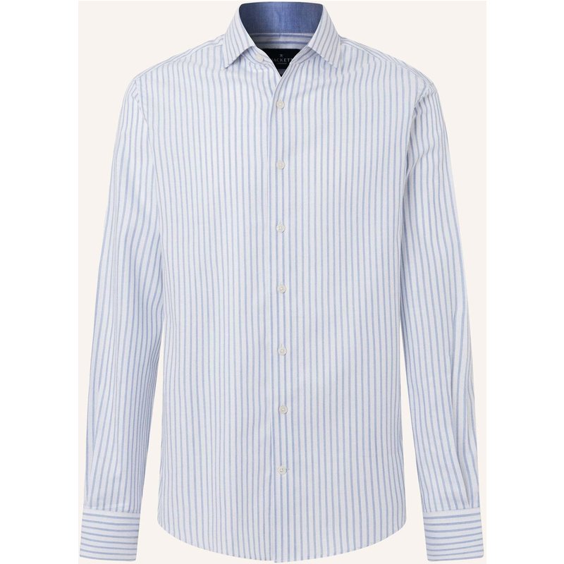 Hackett London Freizeithemd Wide Stripe blau