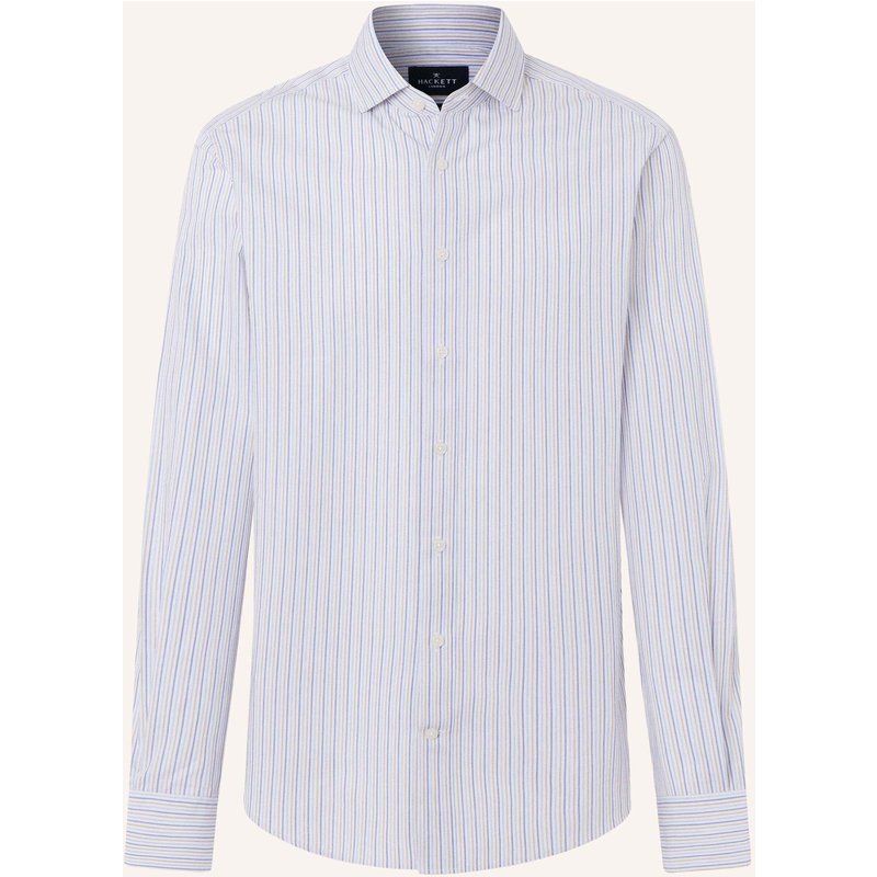 Hackett London Freizeithemd Trio Color Stripe blau